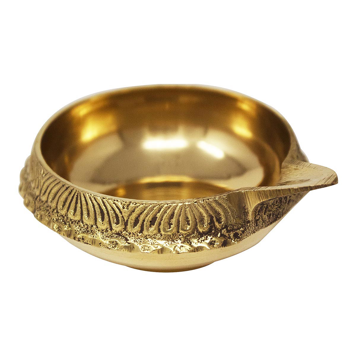 Handcrafted Brass Diya for Pooja and Gifting for House Warming,Wedding (4 Cm) - ArtyCraftz.com