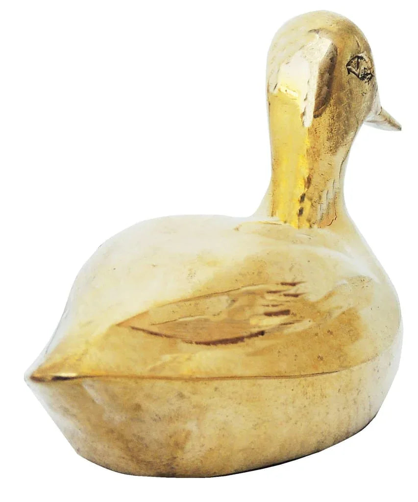 Handcrafted Brass Duck for Gifting and Showpiece - ArtyCraftz.com