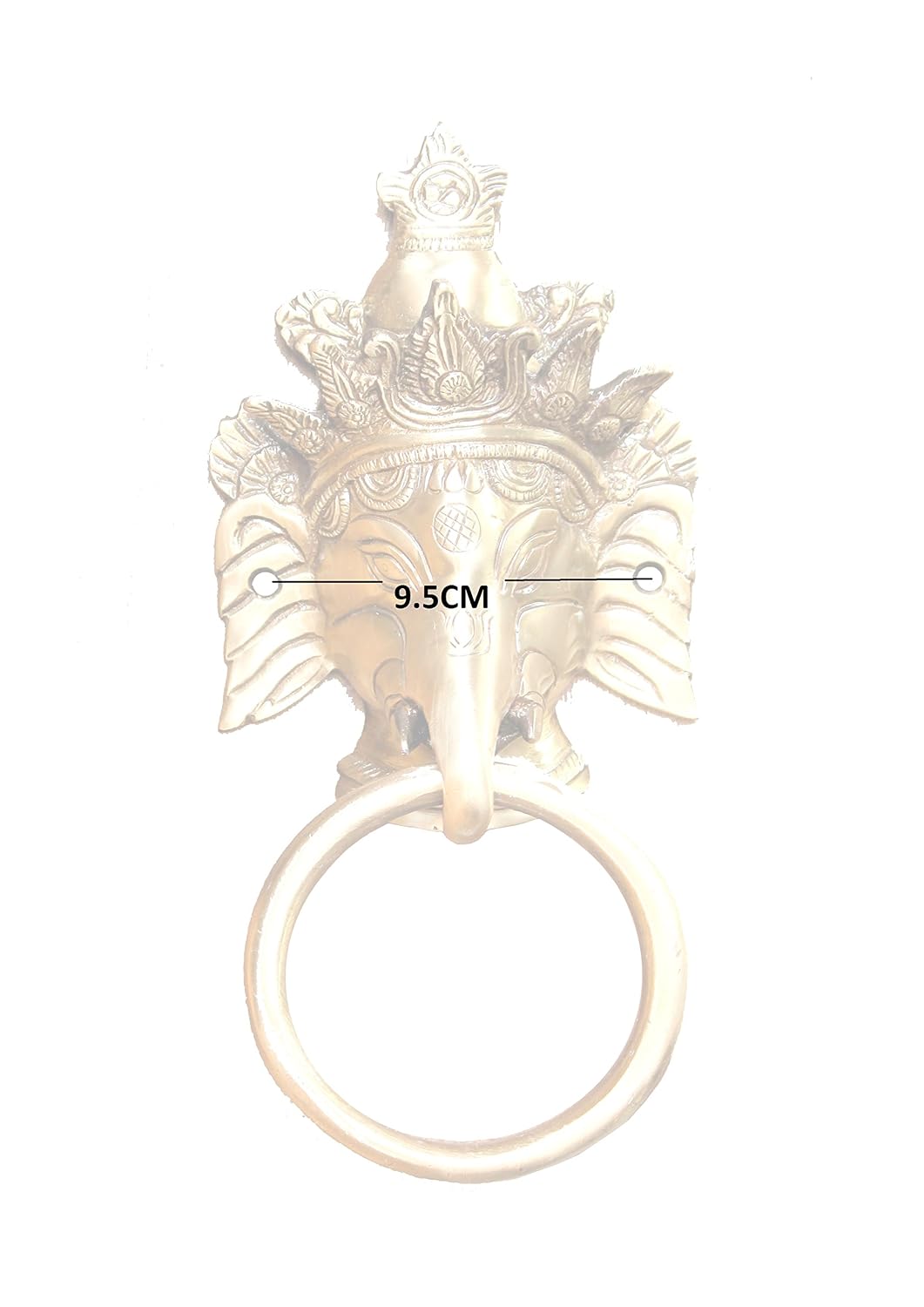 Handcrafted Brass Elephant Head Door Knocker-ArtyCraftz.com