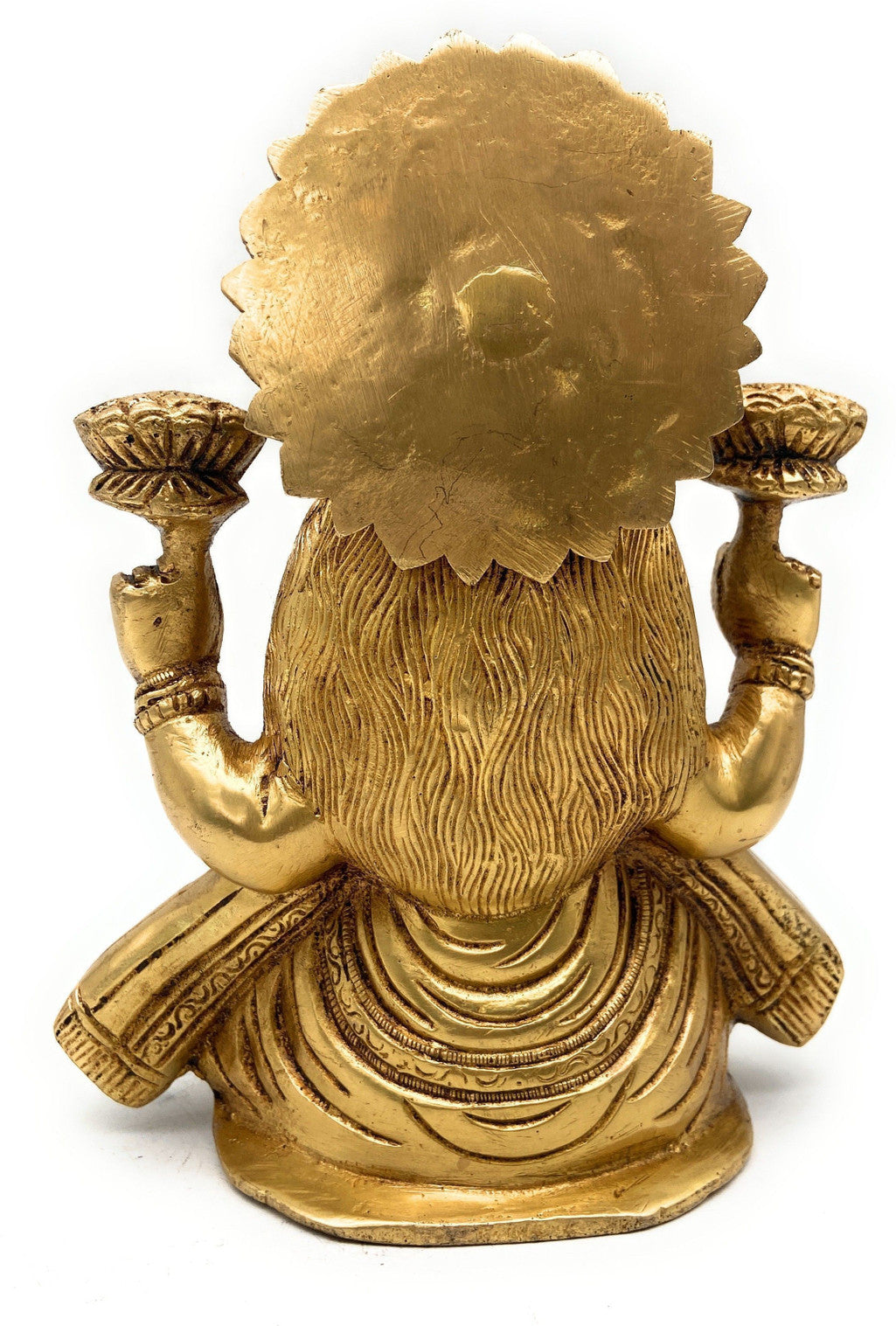 Handcrafted Brass Goddess Lakshmi Statue for Home Temple & Pooja Room-ArtyCraftz.com