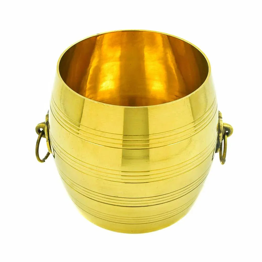 Handcrafted Brass Measuring Vessel - ArtyCraftz.com