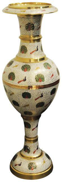 Handcrafted Brass Vase for Home Decor and Gifting - ArtyCraftz.com