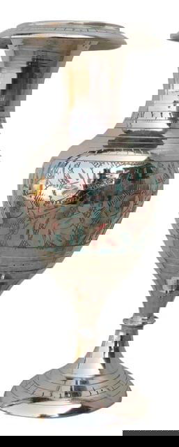 Handcrafted Brass Vase for Home Decor and Gifting 3*6*7.5 Inches - ArtyCraftz.com