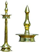 Handcrafted Bronze Oil Lamp 5 Feet - ArtyCraftz.com
