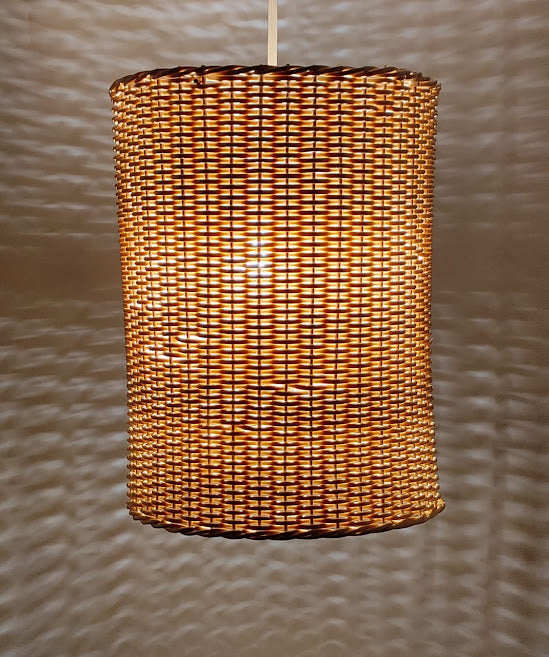 Handcrafted Circle Bamboo Lamp Wall Hanging-ArtyCraftz.com