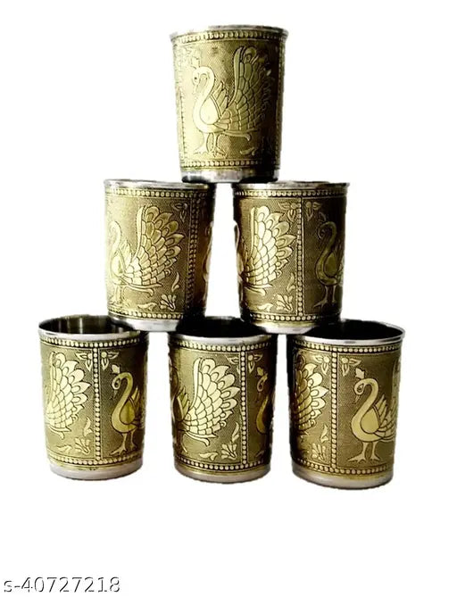 Handcrafted Glass Serving Set for Kitchen Accessories - ArtyCraftz.com