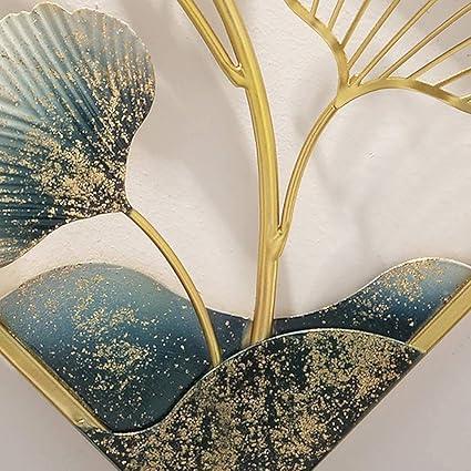 Handcrafted Golden Chinese Luxury 3D Metal Wall Art