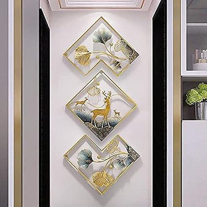 Handcrafted Golden Chinese Luxury 3D Metal Wall Art