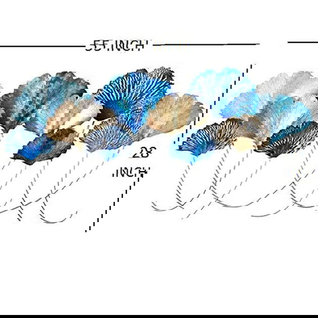 Handcrafted Iron Indigo Wall Art - ArtyCraftz.com