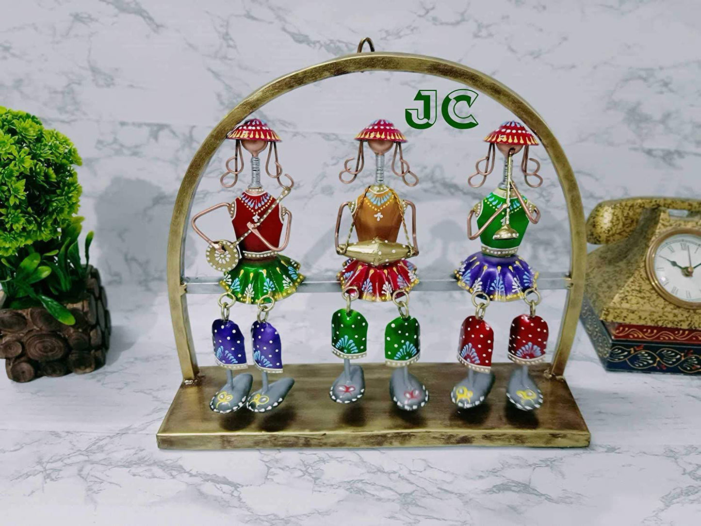 Handcrafted Iron Musicians for Table Decor - ArtyCraftz.com