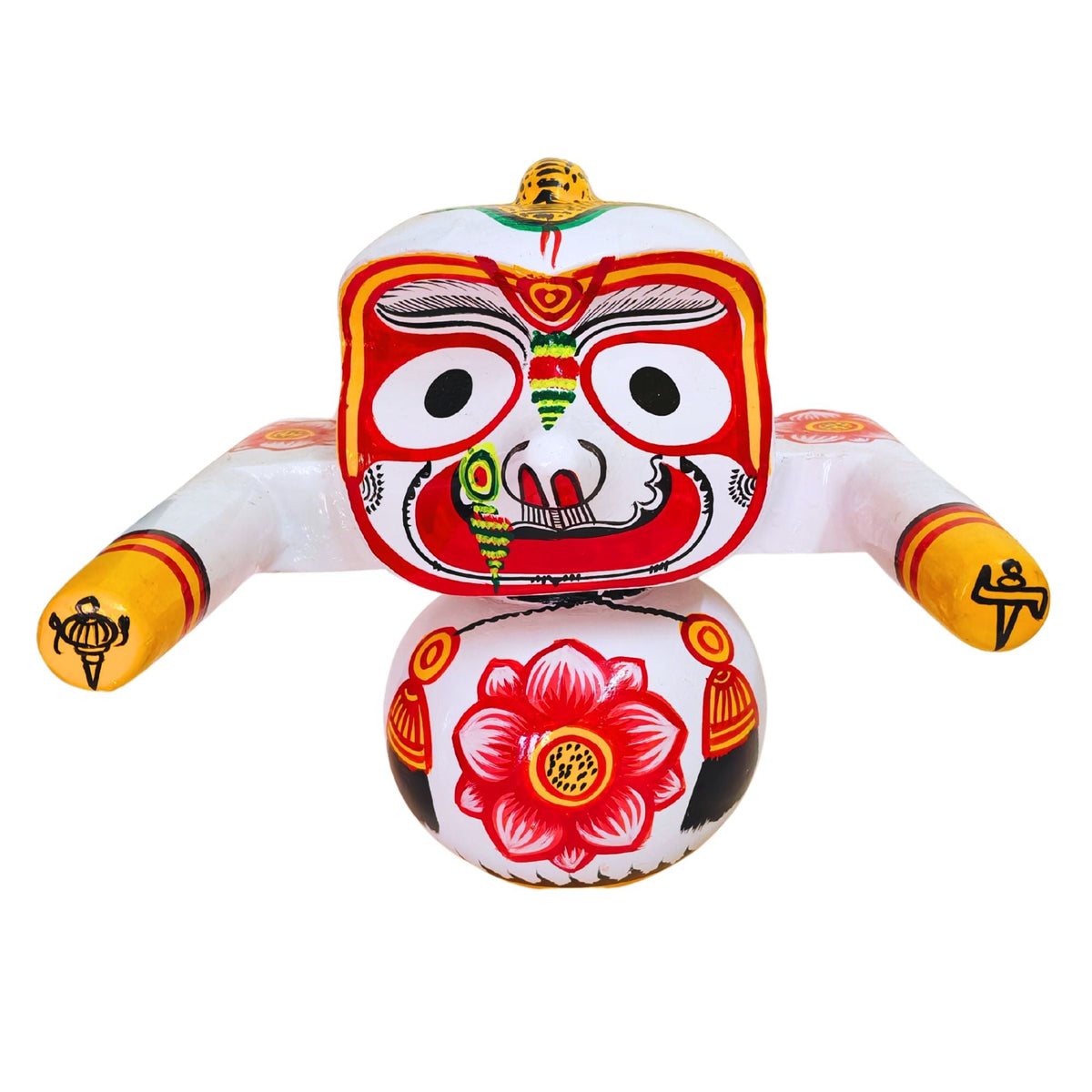 Handcrafted Jagannath Baladeva Subhadra Idol Set - 10 Inch-ArtyCraftz.com
