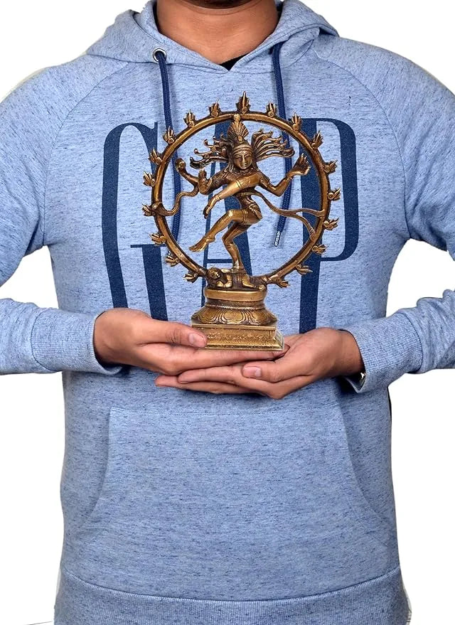 Handcrafted Lord Shiva Dancing Idol for Elegant Interiors-ArtyCraftz.com