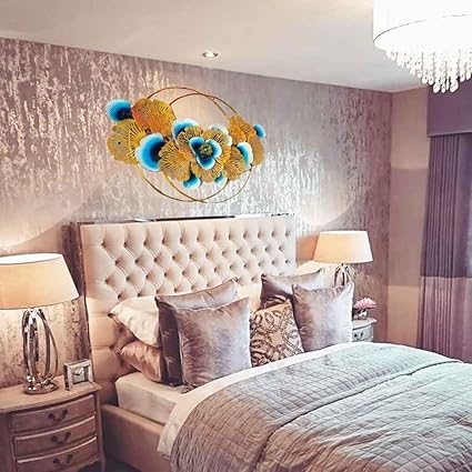 Handcrafted Metal 2-Ring Zara Wall Decor