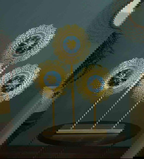 Handcrafted Metal 3 Circles for Showpiece - ArtyCraftz.com