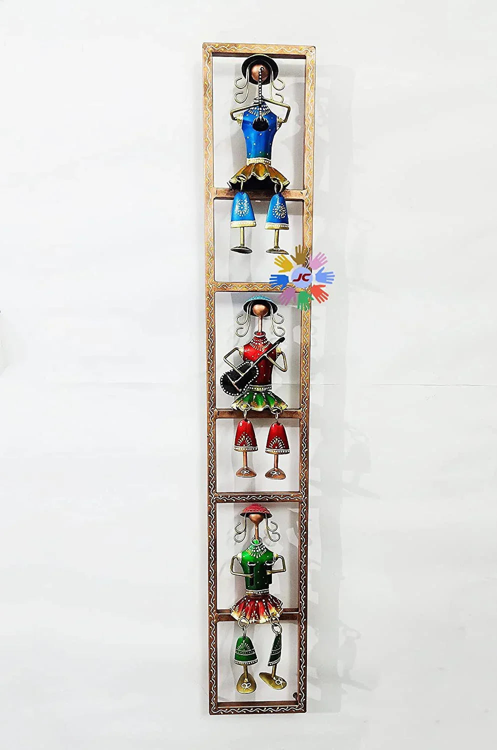Handcrafted Metal 3 Musicians Frame Wall Decor - ArtyCraftz.com