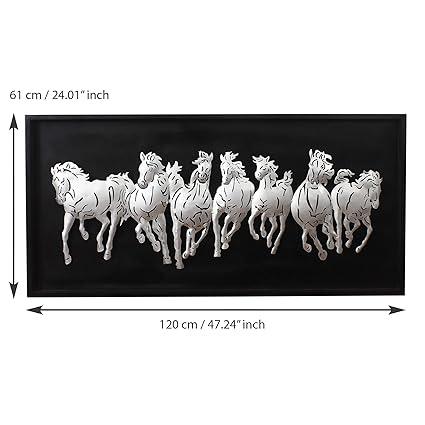 Handcrafted Metal Acid Horse Panel for Wall Decor
