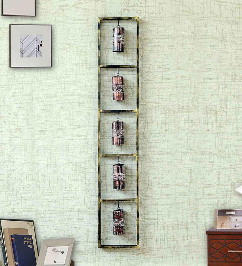Handcrafted Metal Bell Frame Wall Art - ArtyCraftz.com