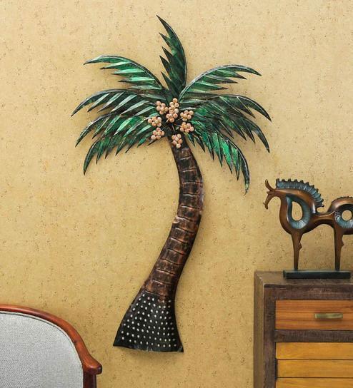 Iron Palm Tree Wall Art-ArtyCraftz.com