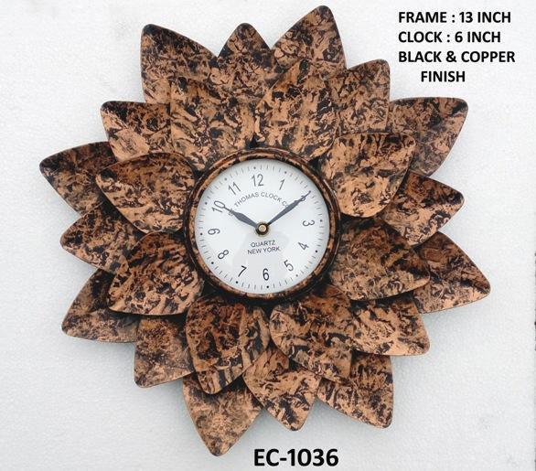 Handcrafted Metal Designer Clock for Wall Decor - ArtyCraftz.com