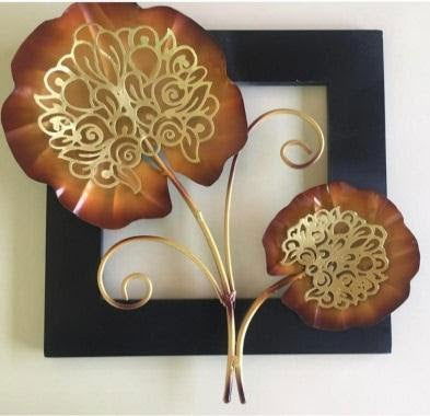 Handcrafted Metal Flower Cutting for Wall Decor - ArtyCraftz.com