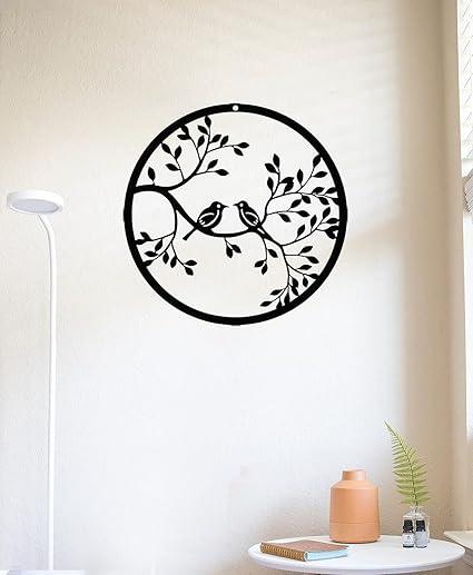 Handcrafted Metal Frame with Tree for Wall Decor