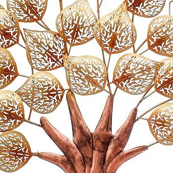 Meditating Buddha Under Tree Iron Wall Art-ArtyCraftz.com
