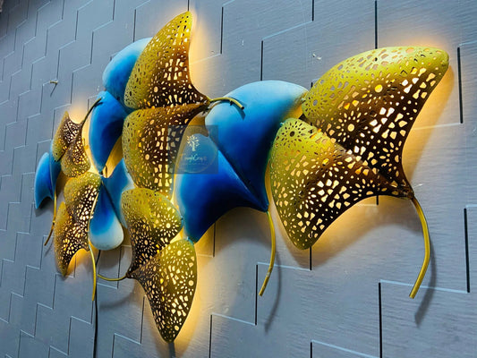 Handcrafted Metal Jelly BG Zara Wall Decor
