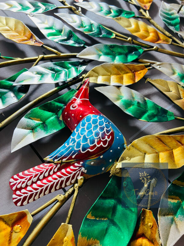 Handcrafted Metal Kalpatru Tree Art Wall Decor