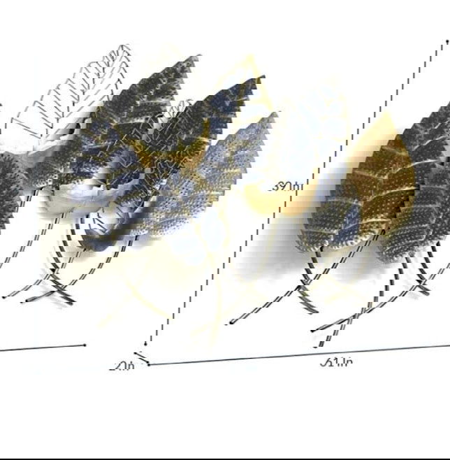 Handcrafted Metal Leaf Wall Art - ArtyCraftz.com