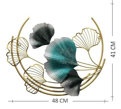 Handcrafted Metal Leaf Wall Decor