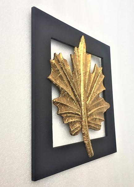 Handcrafted Metal Maple Wall Decor