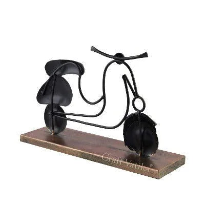 Handcrafted Metal Scooter for Showpiece - ArtyCraftz.com