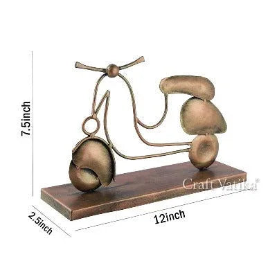 Handcrafted Metal Scooter for Showpiece - ArtyCraftz.com