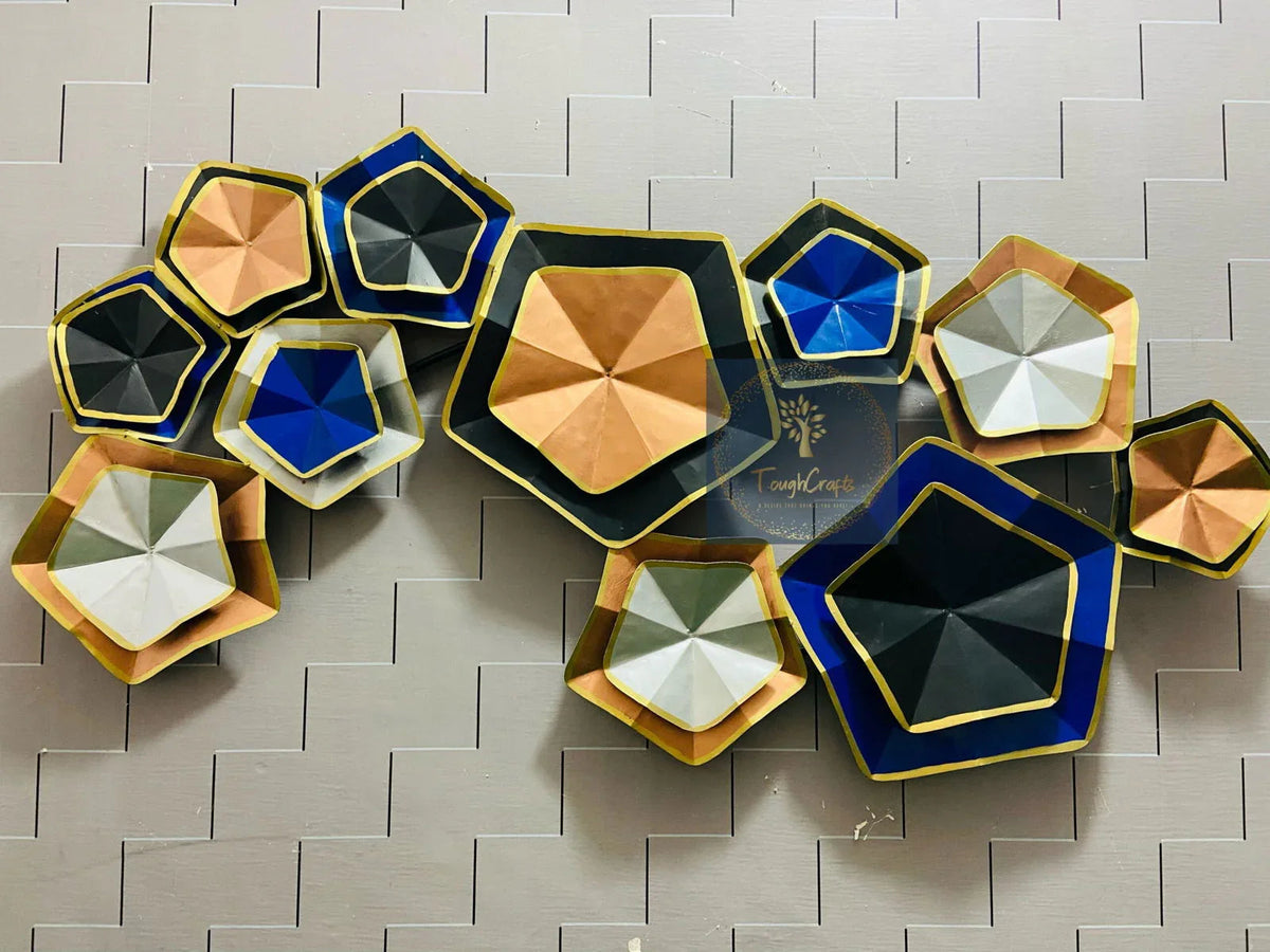 Handcrafted Metal Star Zara Wall Decor - ArtyCraftz.com