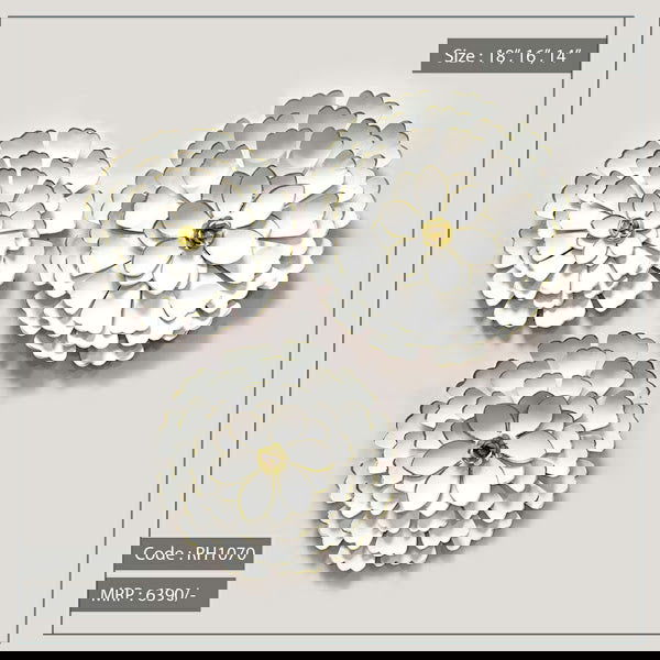 Handcrafted Metal Styilish Flower for Wall Decor - ArtyCraftz.com