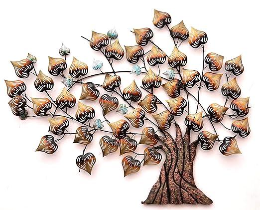 Handcrafted Metal Tree with led Wall Art-ArtyCraftz