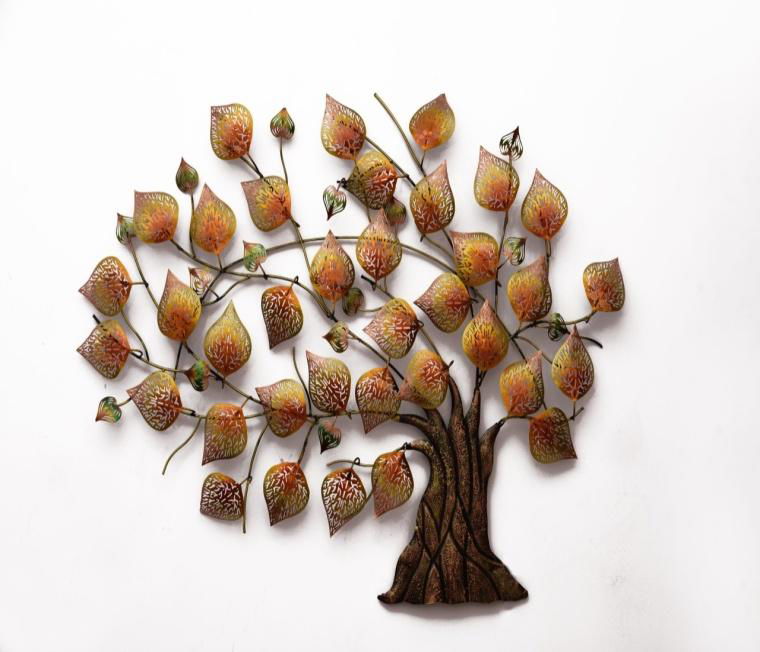 Handcrafted Metal Tree with led Wall Art-ArtyCraftz