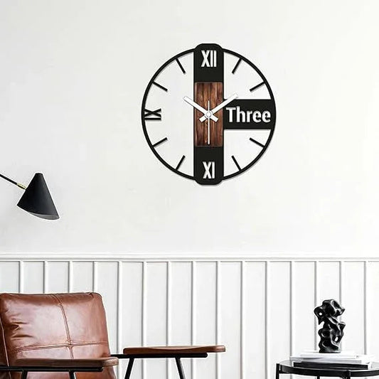 Handcrafted Designer Metal Wall Clock-ArtyCraftz.com