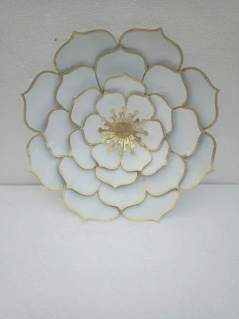 Handcrafted Metal Wall Flower for Wall Hanging and Wall Decor 18*18 inches - ArtyCraftz.com