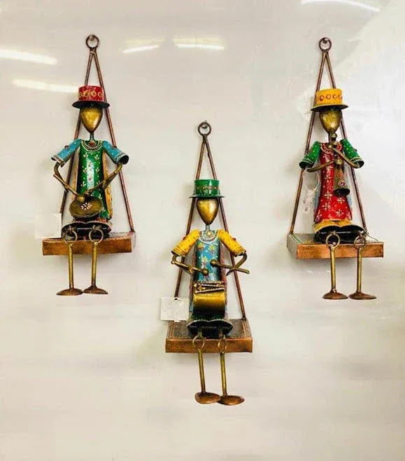 Handcrafted Metal musicians Set Wall Art - ArtyCraftz.com