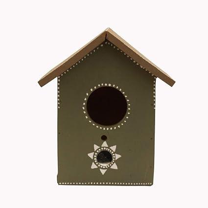Handcrafted Pakshi Gruh- Wooden Bird House- Bird Art