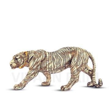 Handcrafted Polyresin Tiger Statue for Showpiece - ArtyCraftz.com