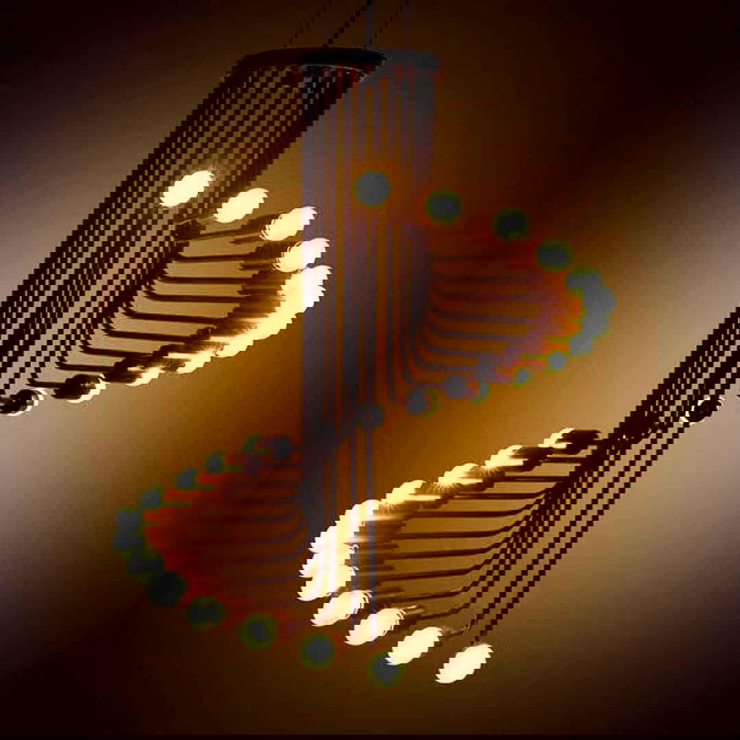 Handcrafted Spiral Staircase Chandelier - ArtyCraftz.com