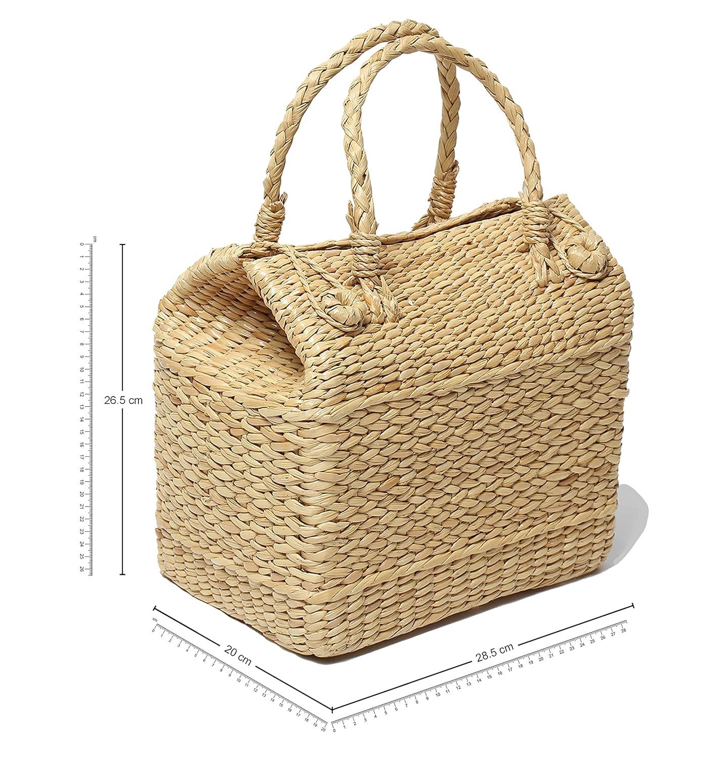 Handcrafted Water Reed Basket-ArtyCraftz.com