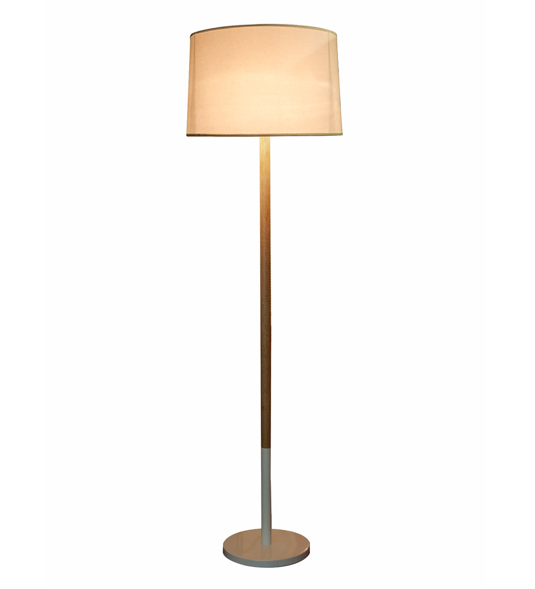 Handcrafted Wood and Metal Light for Home Decor