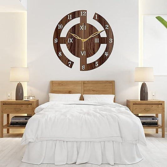 Handcrafted Wooden Clock for Home Decor