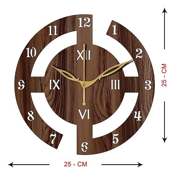 Handcrafted Wooden Clock for Home Decor