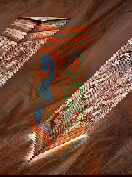 Handmade 20 Inches Leather Lamp for Home Decor - ArtyCraftz.com