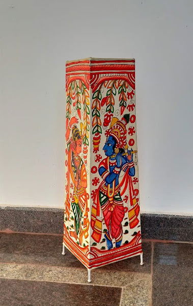 Handmade 20 Inches Leather Lampshade for Home Decor - ArtyCraftz.com