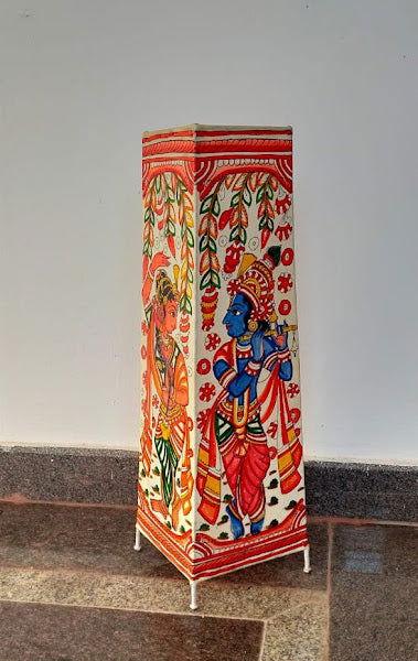 Handmade 20 Inches Leather Lampshade for Home Decor - ArtyCraftz.com